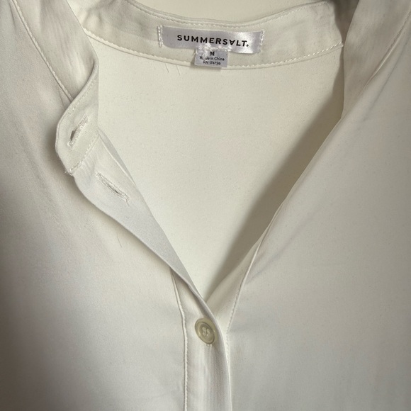 NWOT Summersalt Classic White Button-Down Dress size Medium. - Picture 2 of 4